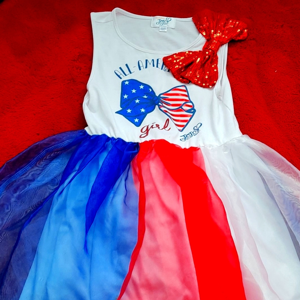 Dazzling like new 4th of July jojo siwa dress